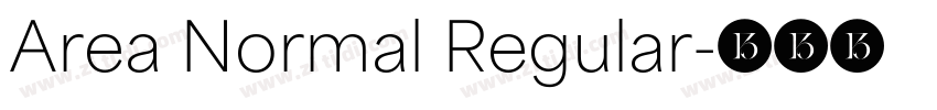 Area Normal Regular字体转换 Area Normal Regular字体转换